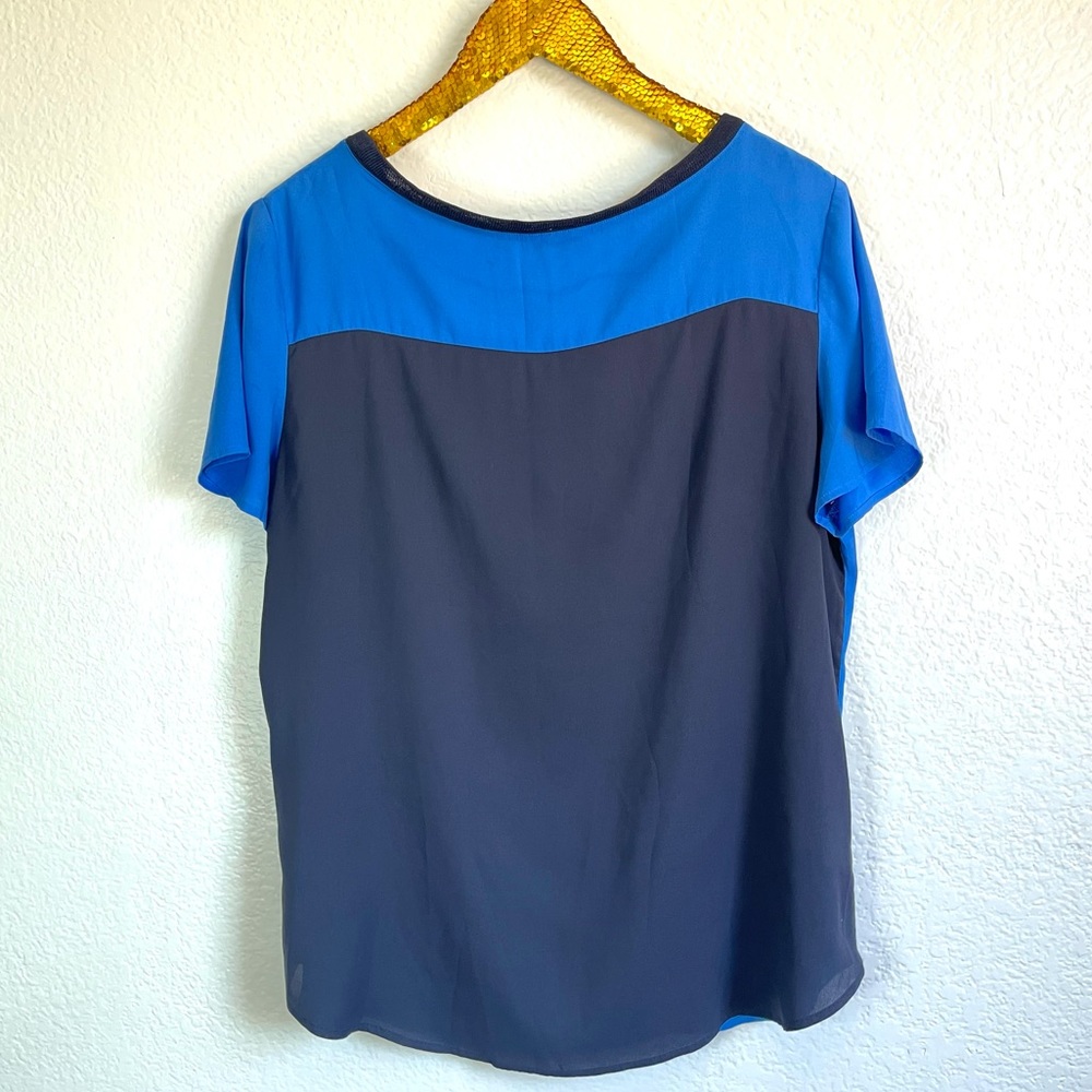 Ann Taylor Colorblock Blouse